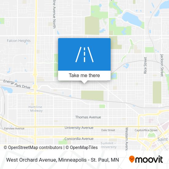 Mapa de West Orchard Avenue