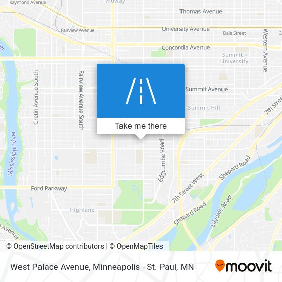 Mapa de West Palace Avenue