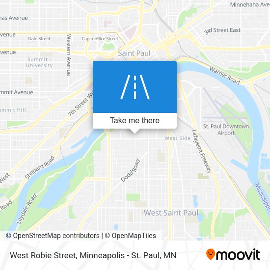 Mapa de West Robie Street