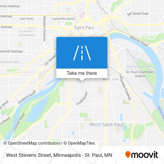 Mapa de West Stevens Street