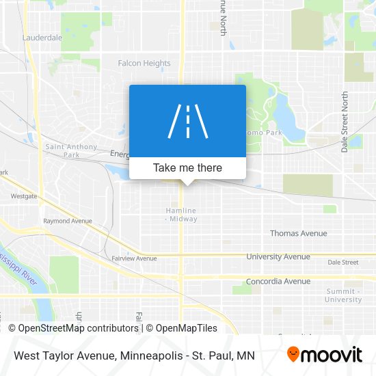 Mapa de West Taylor Avenue