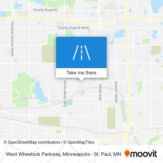 Mapa de West Wheelock Parkway