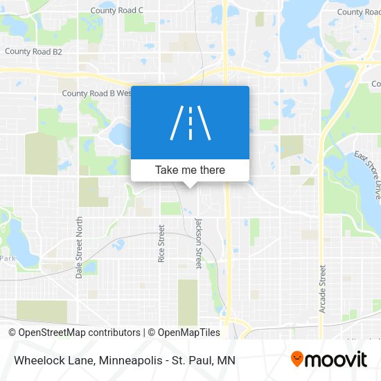 Wheelock Lane map