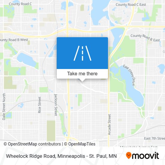 Mapa de Wheelock Ridge Road