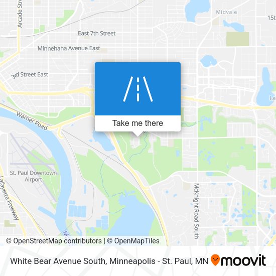 White Bear Avenue South map