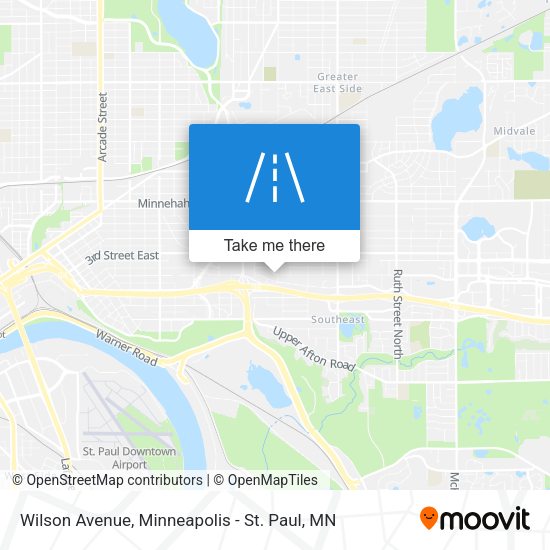 Mapa de Wilson Avenue