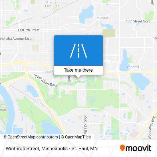 Winthrop Street map