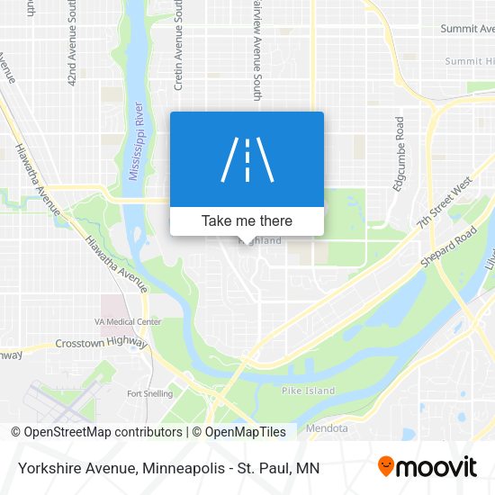 Yorkshire Avenue map