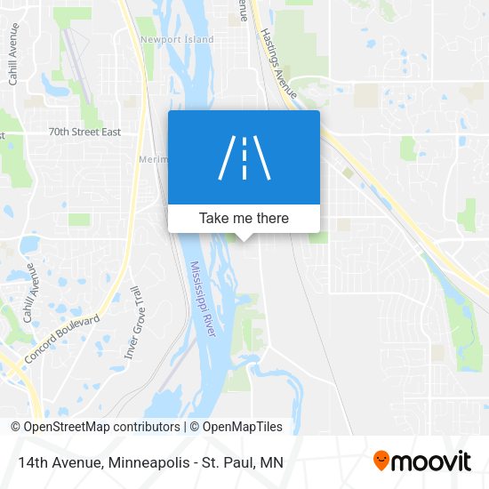 14th Avenue map
