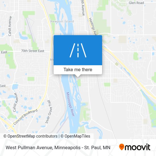 Mapa de West Pullman Avenue