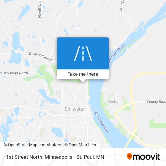 Mapa de 1st Street North