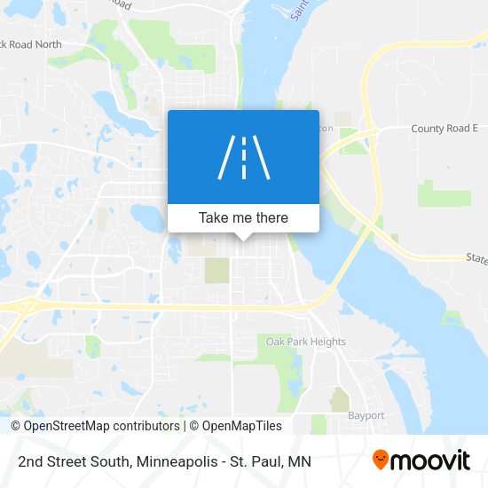 2nd Street South map