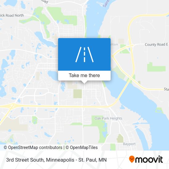 Mapa de 3rd Street South