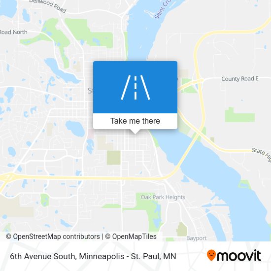 6th Avenue South map