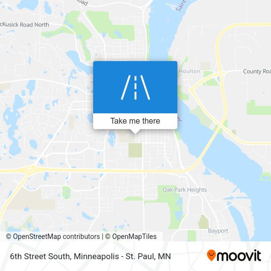6th Street South map