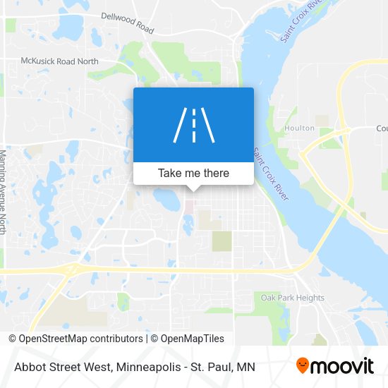 Abbot Street West map