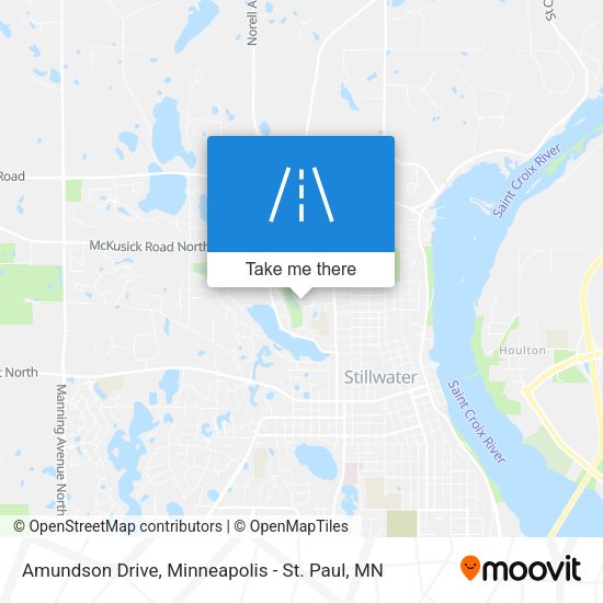 Amundson Drive map
