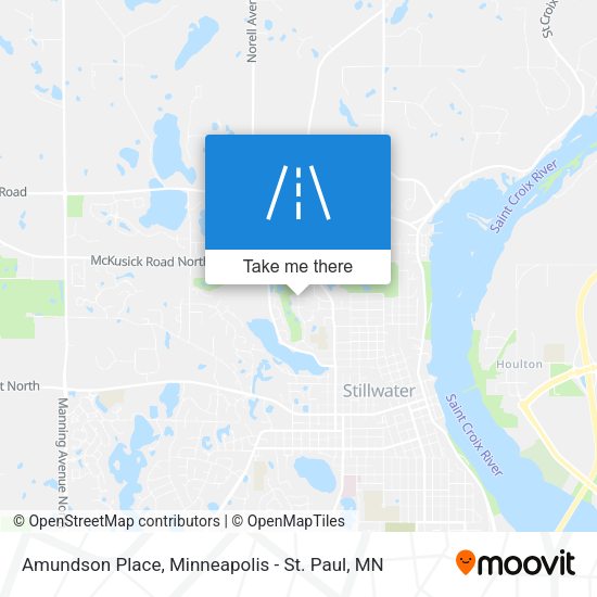 Amundson Place map