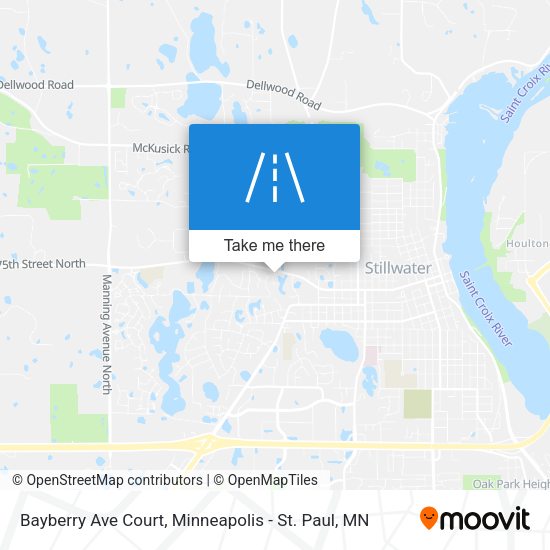 Bayberry Ave Court map