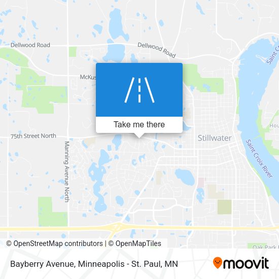 Bayberry Avenue map