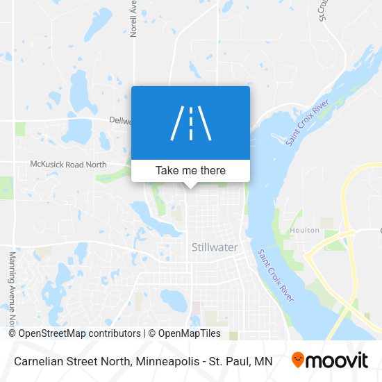 Mapa de Carnelian Street North