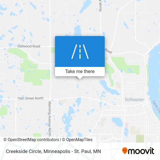 Mapa de Creekside Circle