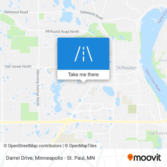Mapa de Darrel Drive