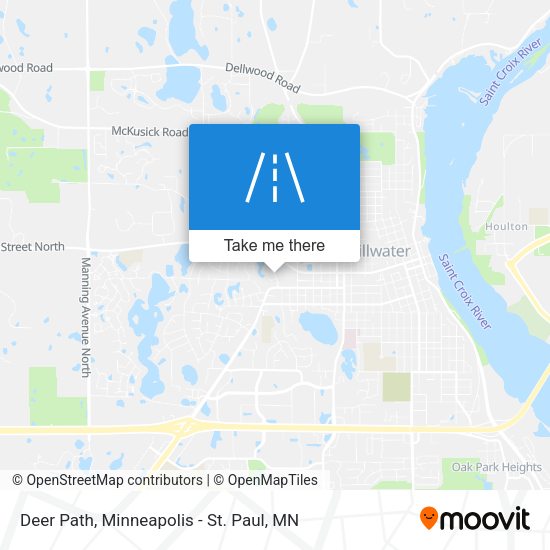 Mapa de Deer Path