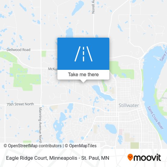 Eagle Ridge Court map