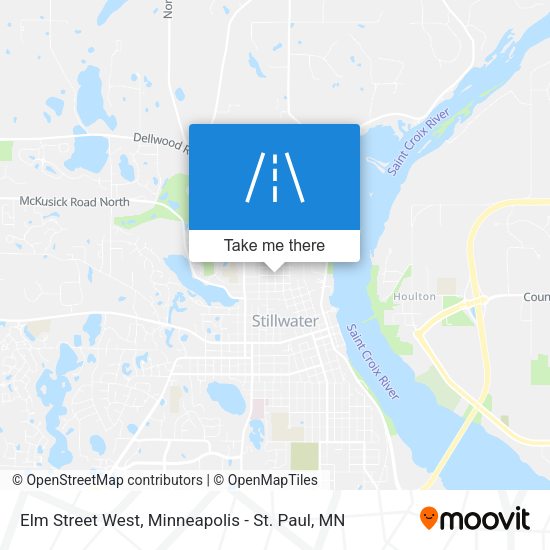Elm Street West map