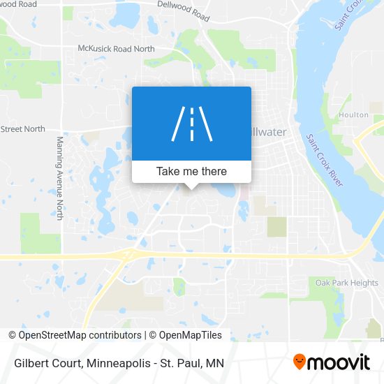 Gilbert Court map