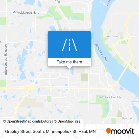 Mapa de Greeley Street South
