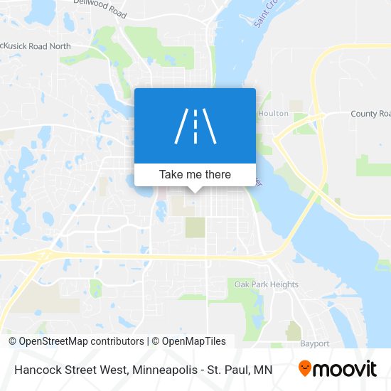 Hancock Street West map