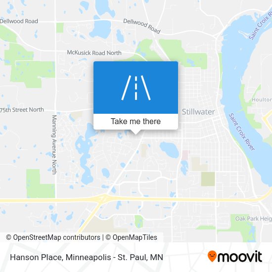 Hanson Place map