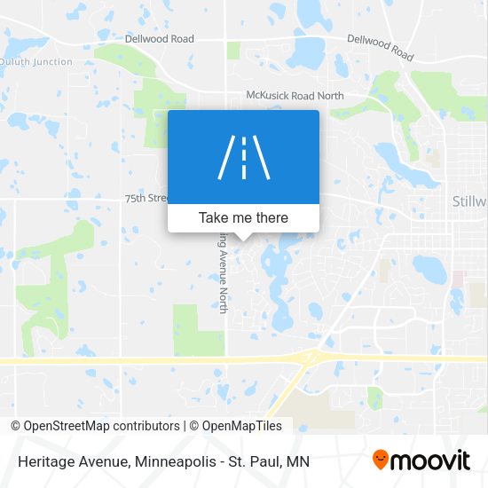 Heritage Avenue map