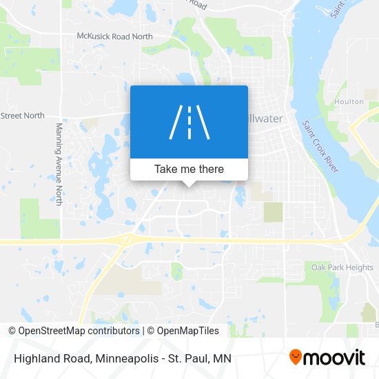 Highland Road map