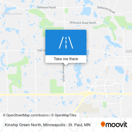 Mapa de Kinship Green North