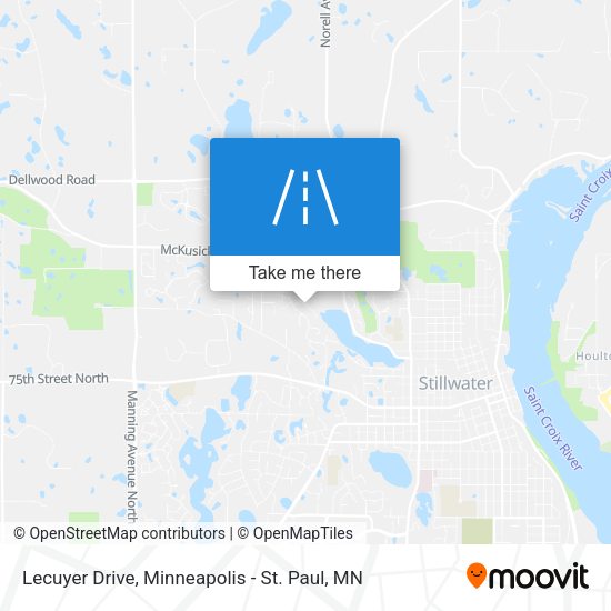 Lecuyer Drive map