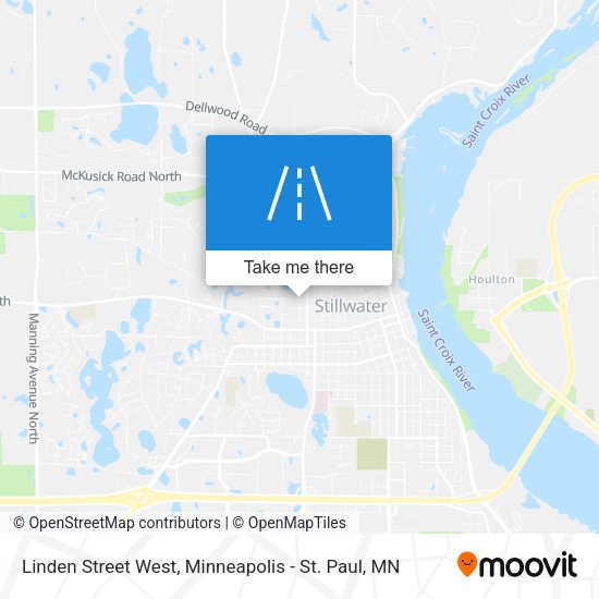 Mapa de Linden Street West