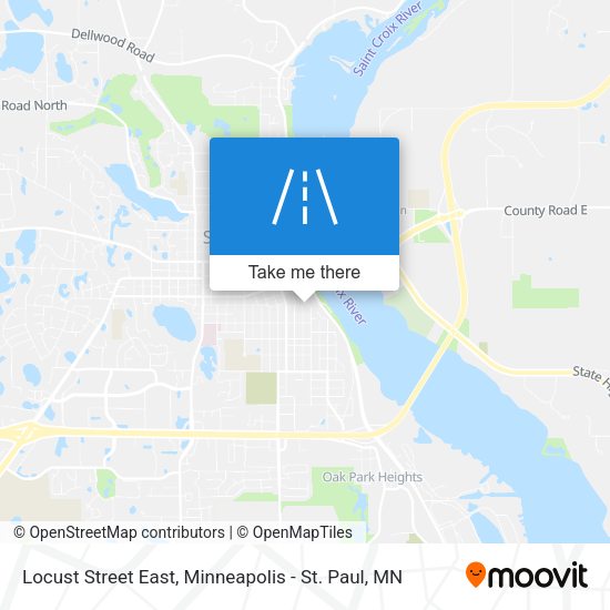 Locust Street East map