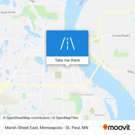 Mapa de Marsh Street East