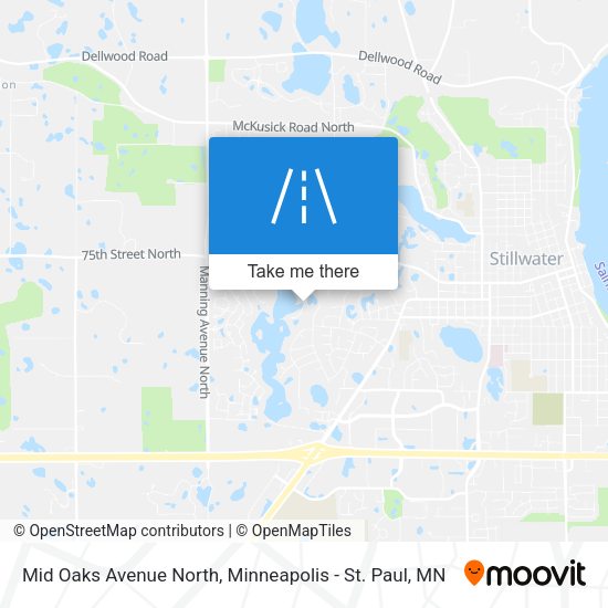Mapa de Mid Oaks Avenue North