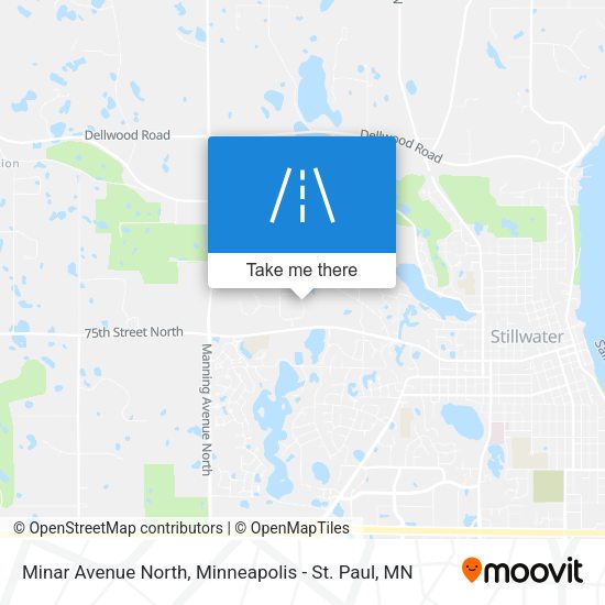 Minar Avenue North map