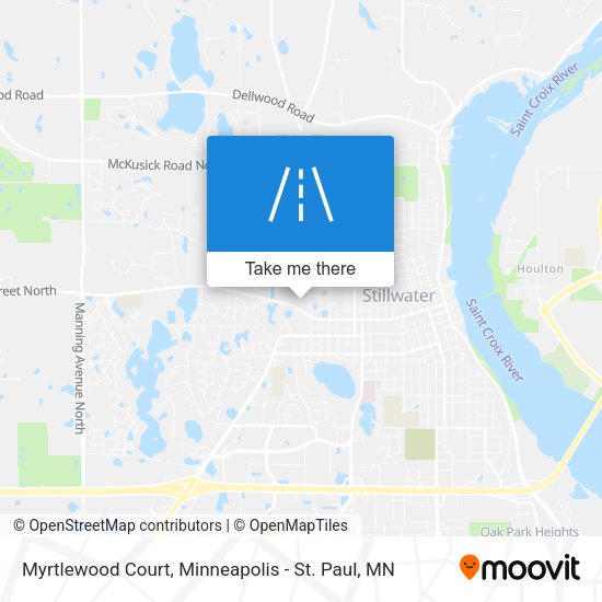 Mapa de Myrtlewood Court