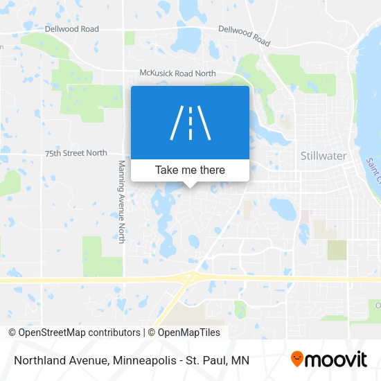 Northland Avenue map