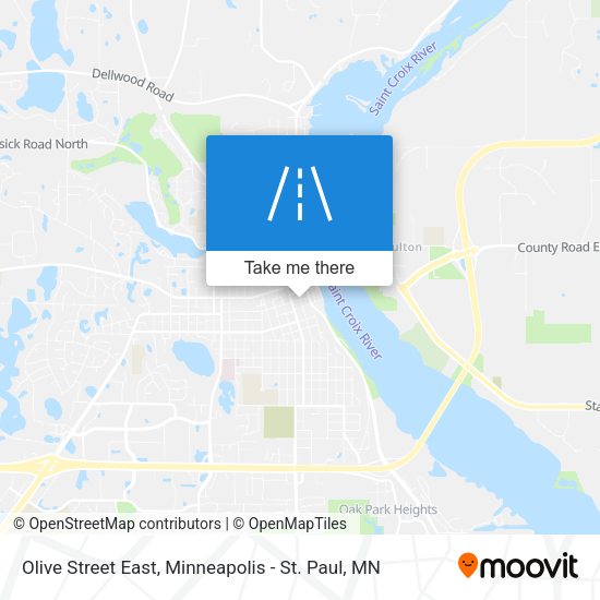 Mapa de Olive Street East