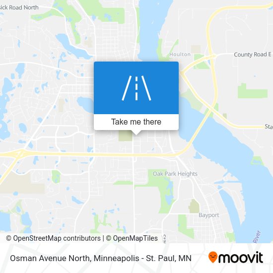 Osman Avenue North map