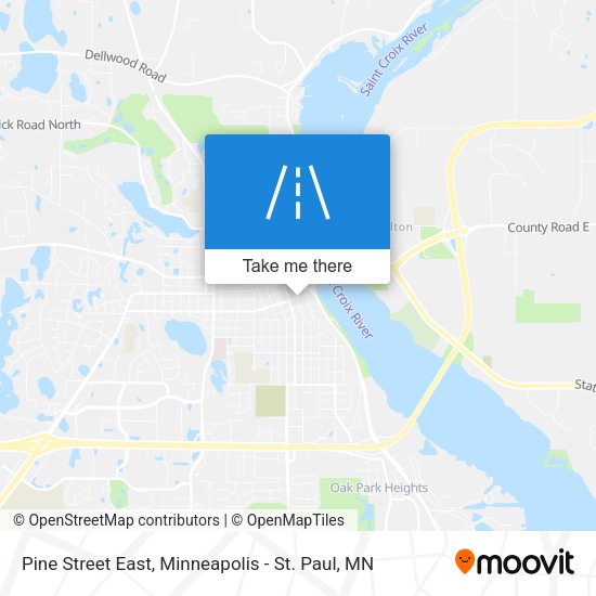 Mapa de Pine Street East