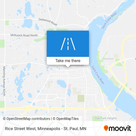 Mapa de Rice Street West