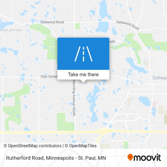 Rutherford Road map